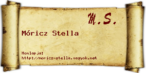 Móricz Stella névjegykártya